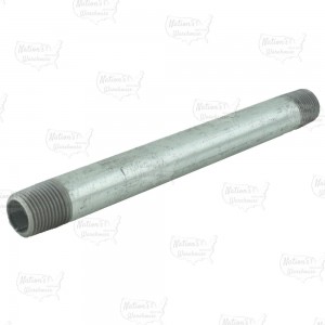 1/2” x 8” Galvanized Steel Pipe Nipple