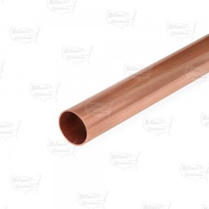 1" x 4ft Straight Copper Pipe, Type M