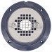 Round PVC Shower Pan Drain w/ Screw-on 19-Gauge St. Steel Strainer, 2" Hub x 3" Inside Fit (less test plug)