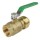 3/4" Push To Connect x 3/4" FPT Brass Ball Valve, Lead-Free