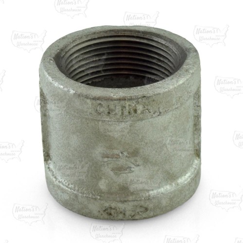 1-1/4" Galvanized Coupling