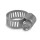 1/4" - 5/8", SAE 4, St. Steel Worm Gear Clamp