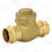 Swing check valve  3/4" press lead free