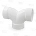 4" PVC DWV 90° Double Elbow