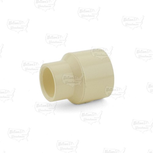 3/4" x 1/2" CPVC CTS Reducing Coupling (Socket x Socket)