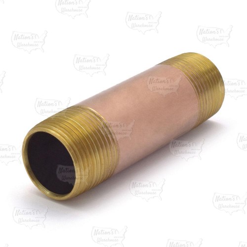 Everhot RB-100X4 1" x 4" Brass Pipe Nipple