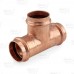 1-1/4" Press Copper Tee, Made in the USA