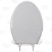 Bemis 7900TDGSL (White) Hospitality Plastic Elongated Toilet Seat w/ Soft-Close & DuraGuard, Heavy-Duty