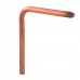 Sioux Chief 613-87 Standard L Type 1/2 in Male PowerPEX Copper Tub Spout Stub Out Elbow 7 in L x 8 in H