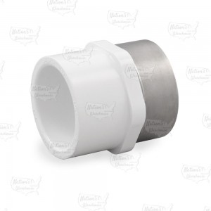 1-1/4" PVC (Sch. 40) Socket x FIP Adapter, Special Reinforced