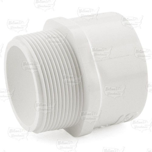 2" PVC (Sch. 40) MIP x Socket Adapter