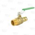 3/4" PEX Expansion x 3/4" MPT Threaded Brass Ball Valve, Lead-Free