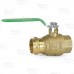 1" Press x 1" FPT Brass Ball Valve, Full Port, Lead-Free