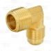 1/2" Flare x 1/2" MNPT Brass 90° Elbow