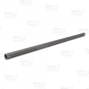 1-1/4" x 30" Black Pipe Nipple