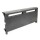 2ft Cast Iron Baseboard Radiator, Floor Standing, 10" H x 2-1/2" D x 24" W..