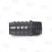 1" Barbed Insert x 3/4" Male NPT Threaded PVC Reducing Adapter, Sch 40, Gray