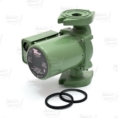 Taco 008-F6 Circulator Pump, 1/25 HP, 115V