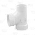 1-1/2" PVC DWV Sanitary Street Tee (Spigot x Socket x Socket)