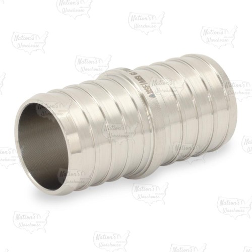 1" PEX x 1" PEX 304 St. Steel Coupling (Lead-Free)..