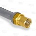 72" PVC-Coated, Propane Tank Gas Connector, 1/2" MIP x 1/2" FIP, 1/2" ID