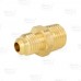 1/4" Flare x 1/4" Male NPT Threaded Brass Adapter