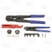 15" PEX Crimp Tool Kit - 3/8", 1/2", 3/4" & 1" + Crimp Ring Remover + Pipe Cutter