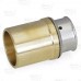 3/4" PEX Press x 1" Copper Fitting Adapter, Lead-Free Bronze