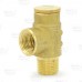 1/2" MPT, Pressure Relief Valve 75 psi (Lead-Free)..