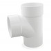 6" PVC DWV Sanitary Street Tee (Spigot x Socket x Socket)