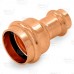 1" x 1/2" Press Copper Reducing Coupling, Imported