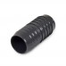 1-1/2" Barbed Insert PVC Coupling, Sch 40, Gray