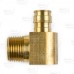 1/2" PEX x 1/2" Male Threaded F1960 Elbow, LF Brass