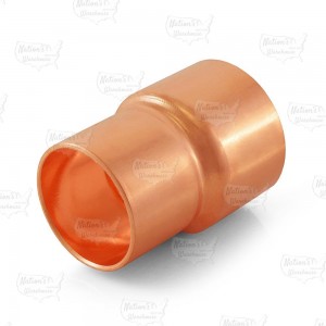 1-1/2" x 1-1/4" Reducing Copper Coupling