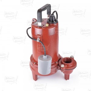 Automatic Sewage Pump w/ Wide Angle Float Switch, 3/4HP, 10' cord, 115V