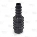 1" x 1/2" Barbed Insert PVC Reducing Coupling, Sch 40, Gray