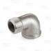 1" 304 Stainless Steel 90° Street Elbow, MNPT x FNPT threaded