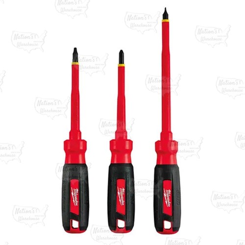 3-piece 1000V Insulated Screwdriver Set