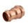 1-1/2" x 1-1/4" Press Copper Reducing Coupling