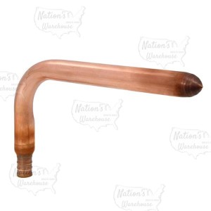 Sioux Chief 630X248 Standard L Type 1/2 in PowerPEX Stub Out Elbow 8 in L x 3 1/2 in H, Copper