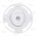 3" Inside Fit, Fast Set One-Piece PVC Closet Flange w/ Knockout Test Cap