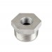 1-1/4" x 1/2" 304 Stainless Steel Hex Bushing, MNPT x FNPT threaded