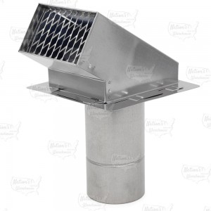 3" Z-Vent Termination Hood w/ Screen