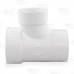 4" x 4" x 3" PVC DWV Sanitary Street Tee (Spigot x Socket x Socket)