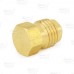 1/4" Flare Brass Plug