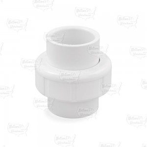 1" PVC (Sch. 40) Socket Union w/ EPDM O-ring