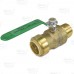 1" Push To Connect x 1" MPT Brass Ball Valve, Lead-Free