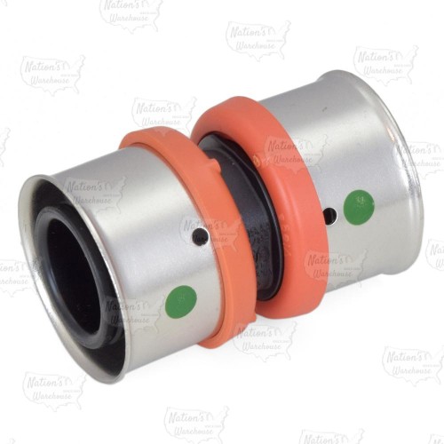 1" PEX x 1" PEX Press Coupling, Poly Alloy, Lead-Free