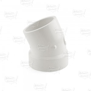 2" PVC DWV 22.5° Street Elbow