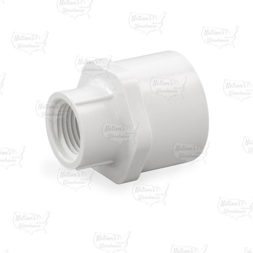 1" x 1/2" PVC (Sch. 40) Socket x FIP Adapter